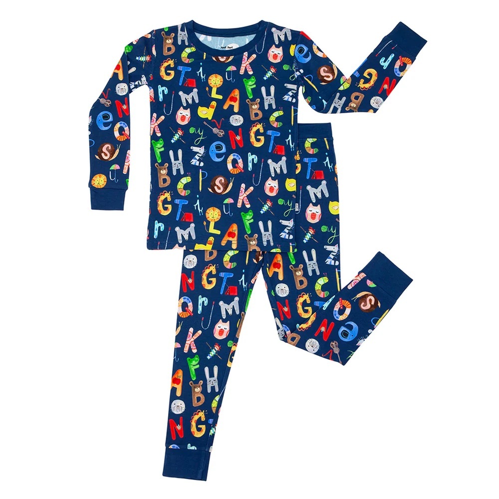 Little Sleepies Alphabet Friends Two-Piece Pajama Set